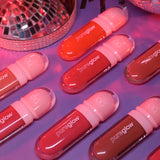 Lip gloss con color matte pure glow Og