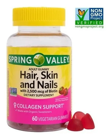 Gomitas Spring Vall Hair, Skin and Nails