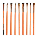 KIT DE BROCHAS DE MAQUILLAJE CORAL LIFE X 18 PCS ATENEA