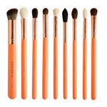 KIT DE BROCHAS DE MAQUILLAJE CORAL LIFE X 18 PCS ATENEA