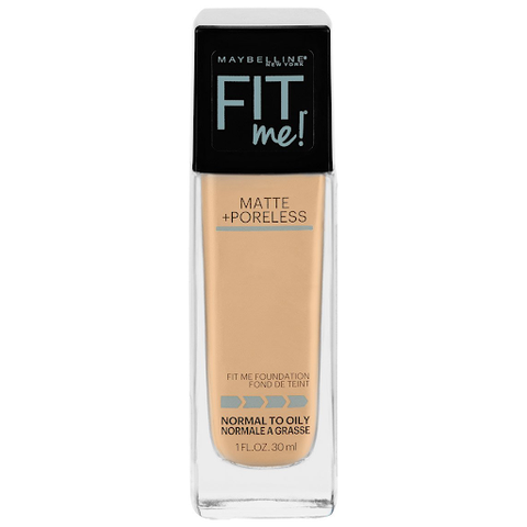 Base Fit Me Maybelline Mate Y Sin Poros (Envase De Vidrio)