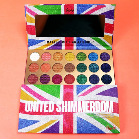 Paleta de Sombras con Glitter Rude