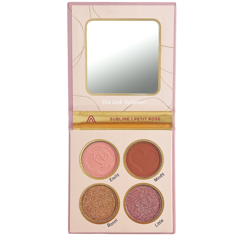 Paleta Petit Rose mini Sublime x4